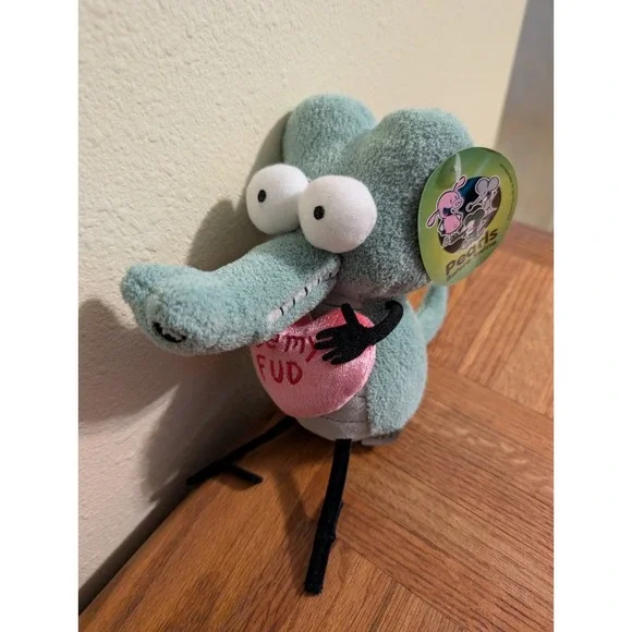 Pearls Before Swine Larry Croc Plush Stephan Pastis‎ Comic Strip New With Tags - Picture 3 of 9